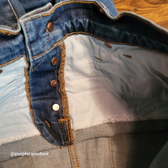 Madewell Jeans Size 27 Skinny 10" High Rise Tummy Control Rosecliff Wash H6319 - Picture 4 of 13